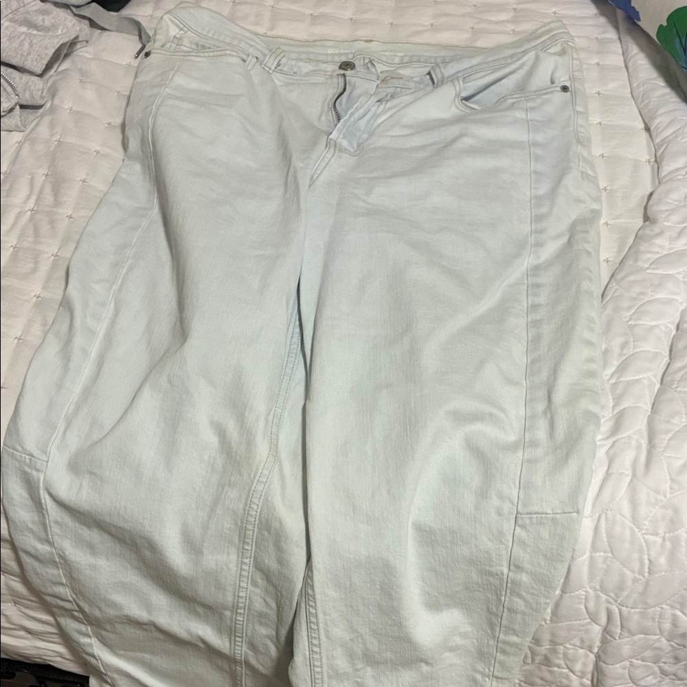 Old Navy Barrel Women's Light Blue Jeans